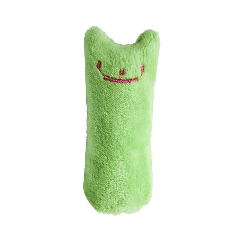 1PCS Pet Cat Toys Plush Sound Rattling Paper Cat Chewing Cute Toys Multicolor Puzzle Bite Resistant Teething Pet Interactive Toy