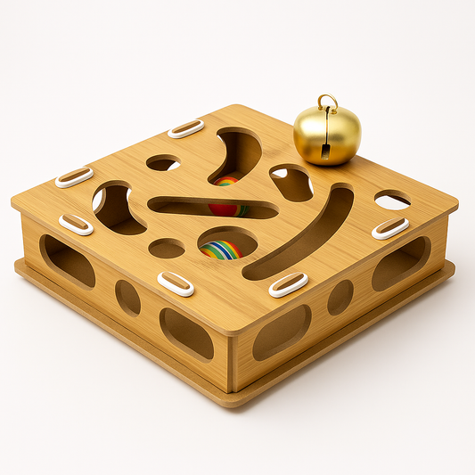 Interactive Cat Puzzle Box