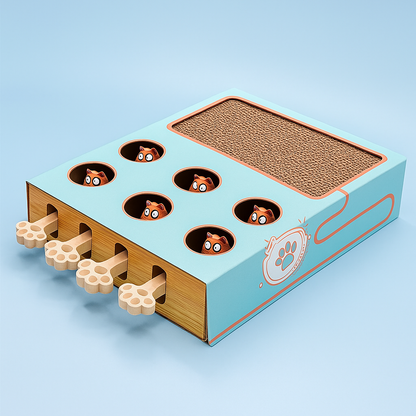 Cat toy Puzzle Game Box