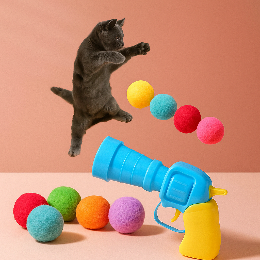 cat toy ball launcher