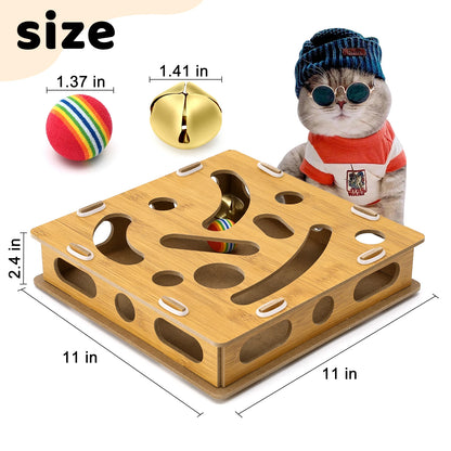 Interactive Cat Puzzle Box