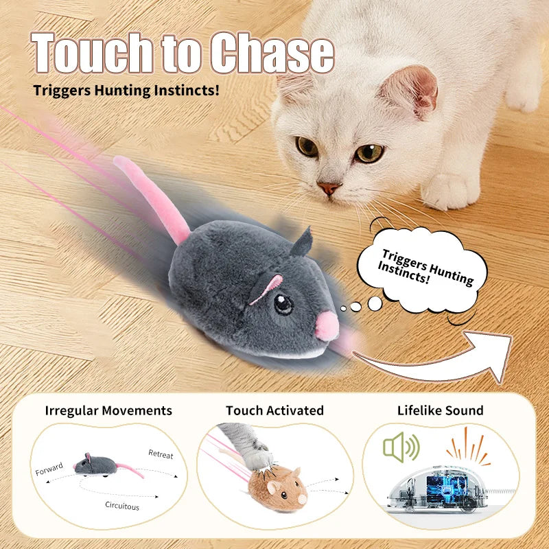 Interactive Mouse Cat Toy