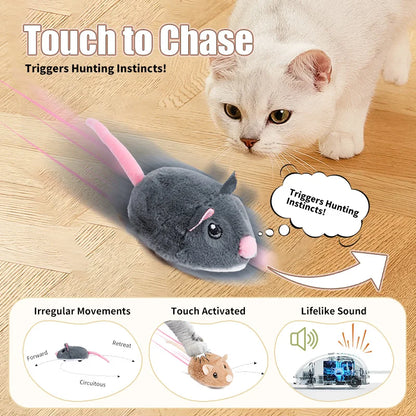 Interactive Mouse Cat Toy