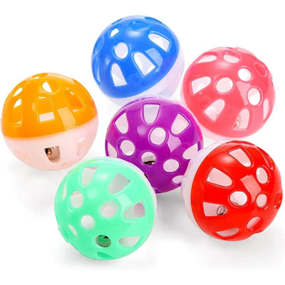 cat toy ball bell