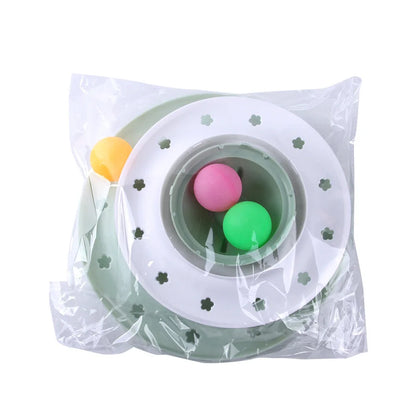 cat toy ball track