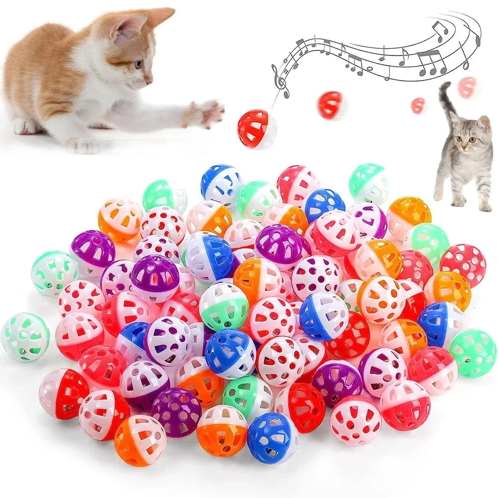 cat toy ball bell