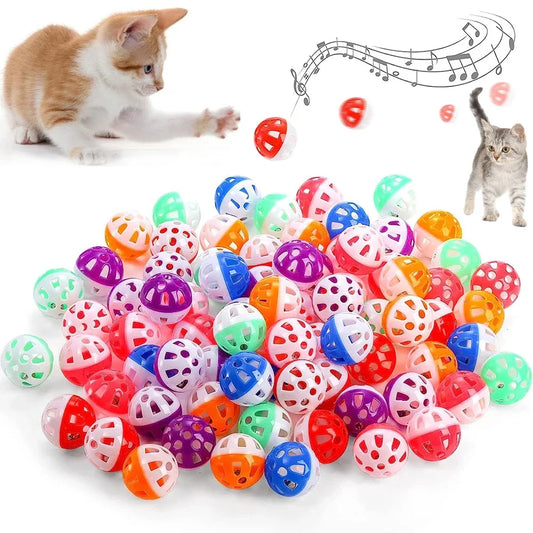 cat toy ball bell