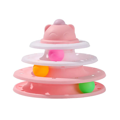 cat toy ball track