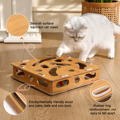 Interactive Cat Puzzle Box