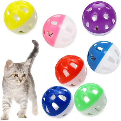 cat toy ball bell